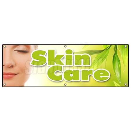 Signmission SKIN CARE BANNER SIGN esthetician spa massage salon dermatologist B-72 Skin Care